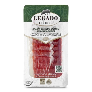 Jamón de cebo ibérico 50% raza Legado sobre 45 g-0