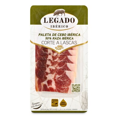 Paleta de cebo ibérico 50% Legado sobre 50 g-0 Paleta de cebo ibérico 50% Legado sobre 50 g-0