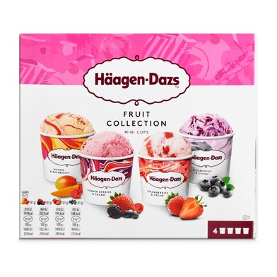 Haagen Dazs Helado fruit collection mini cups
Haagen Dazs Helado fruit collection mini cups