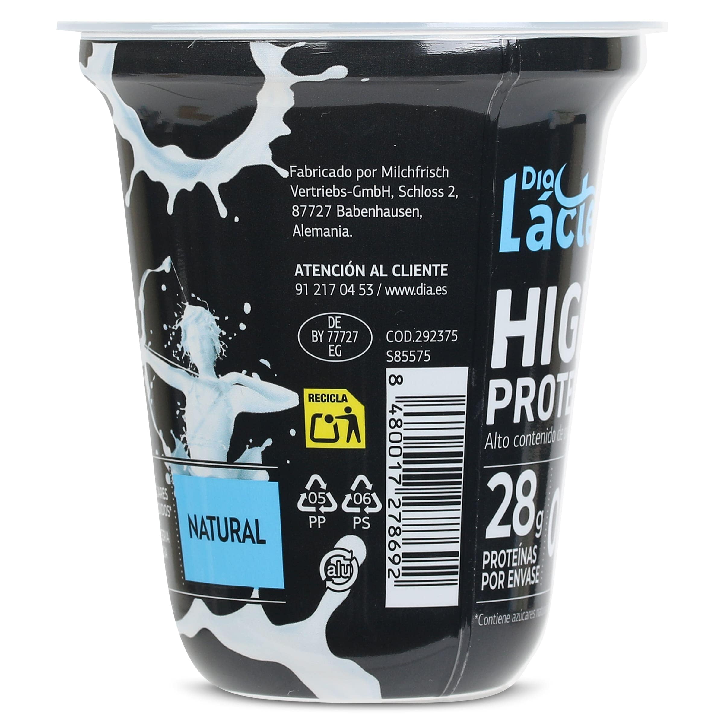 Postre lácteo natural alto en proteína Dia Láctea 300 g