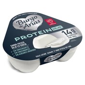 Queso fresco protein plus Burgo de Arias tarrina 3 x 70 g