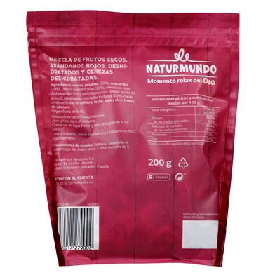 Mix de frutos secos harmony Naturmundo bolsa 200 g-1 Mix de frutos secos harmony Naturmundo bolsa 200 g-1