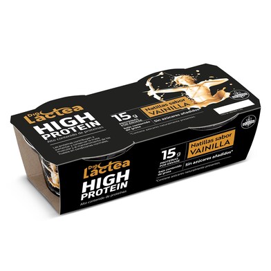 Natillas sabor vainilla rico en proteínas Dia Láctea pack 2 x 150 g-0 Natillas sabor vainilla rico en proteínas Dia Láctea pack 2 x 150 g-0