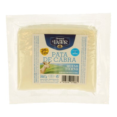 Queso tierno pata de cabra El pastor bolsa 250 g-0 Queso tierno pata de cabra El pastor bolsa 250 g-0