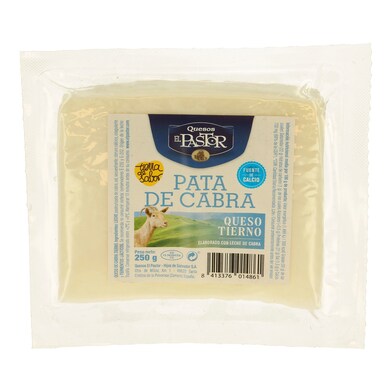 Queso tierno pata de cabra El pastor bolsa 250 g-0