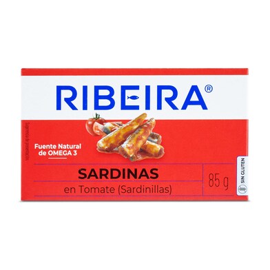 Sardinas en tomate Ribeira lata 55 g-1 Sardinas en tomate Ribeira lata 55 g-1