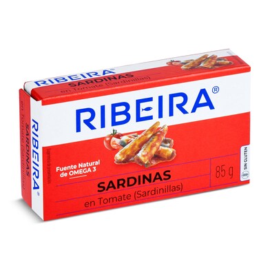 Sardinas en tomate Ribeira lata 55 g-0