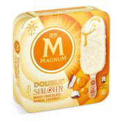 Helado bombón double sunlover 3 unidades Magnum caja 225 g