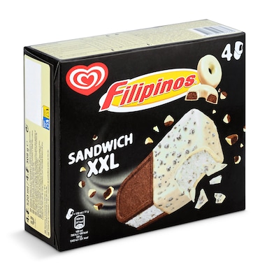 Helado sándwich filipinos XXL 4 unidades Frigo caja 308 g-0