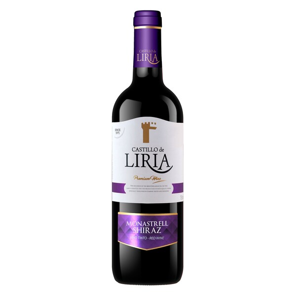 Vino Tinto D.O. Valencia Castillo De Liria Botella 75 Cl.