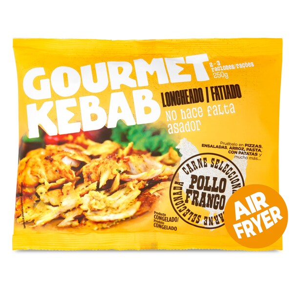 Kebab Loncheado De Pollo Gourmet Kebab Bolsa 250 Gr.