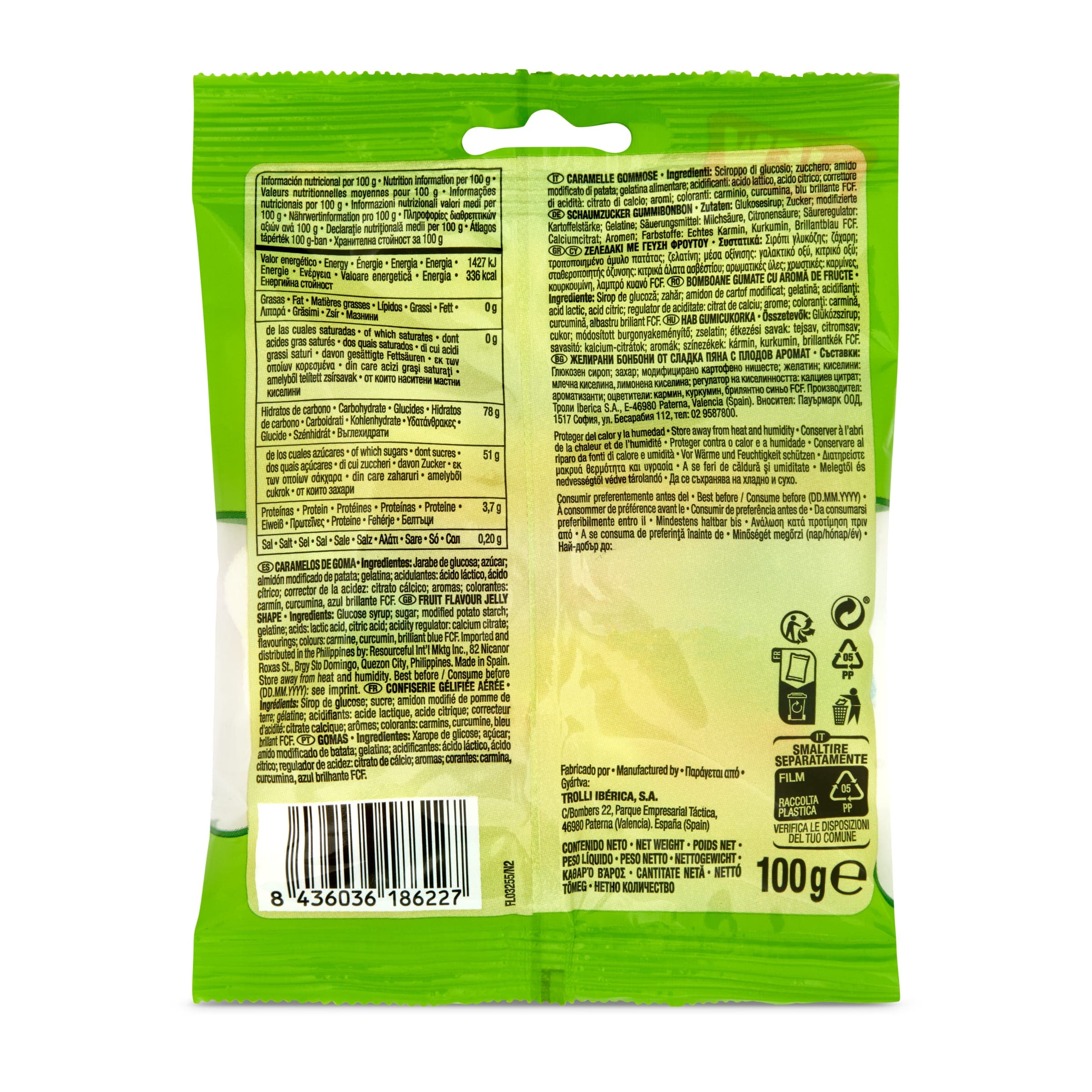 Golosinas funiverse mix Trolli 100 g