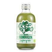 Bebida de kombucha con kiwi y pepino Komvida botella 250 ml