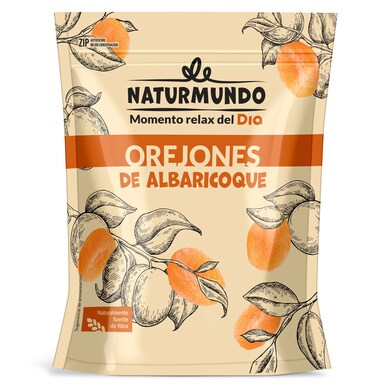 Orejones de albaricoque Naturmundo de Dia bolsa 200 g-0 Orejones de albaricoque Naturmundo de Dia bolsa 200 g-0