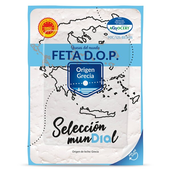 Queso Feta D.O.P. Selección Mundial Bolsa 150 Gr.
