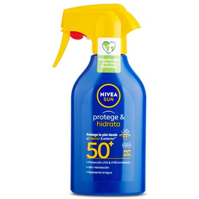 Protector solar protege & hidrata spf 50+ Nivea spray 270 ml-0