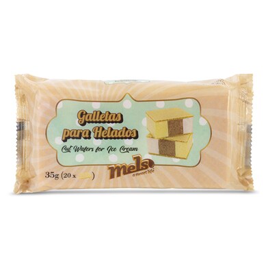 Galletas de corte para helado Mels caja 35 g-0