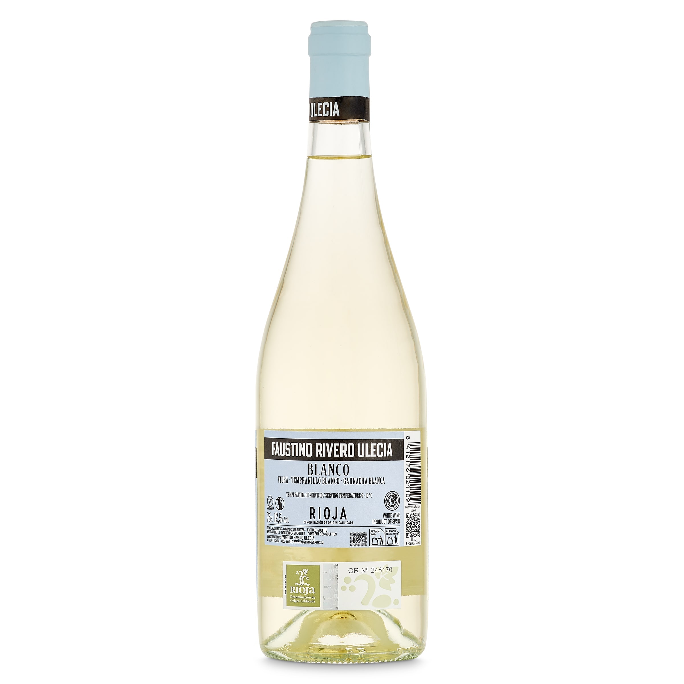 Vino blanco D.O Rioja Faustino Rivero 75 cl
