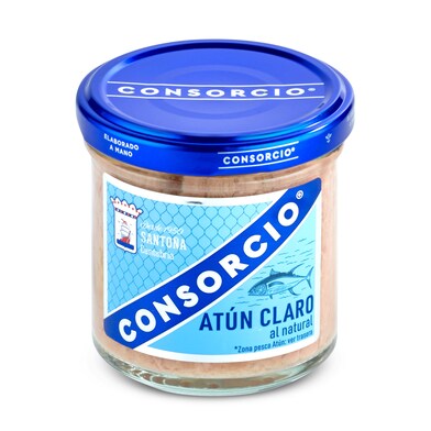 Atún claro al natural Consorcio frasco 105 g-0