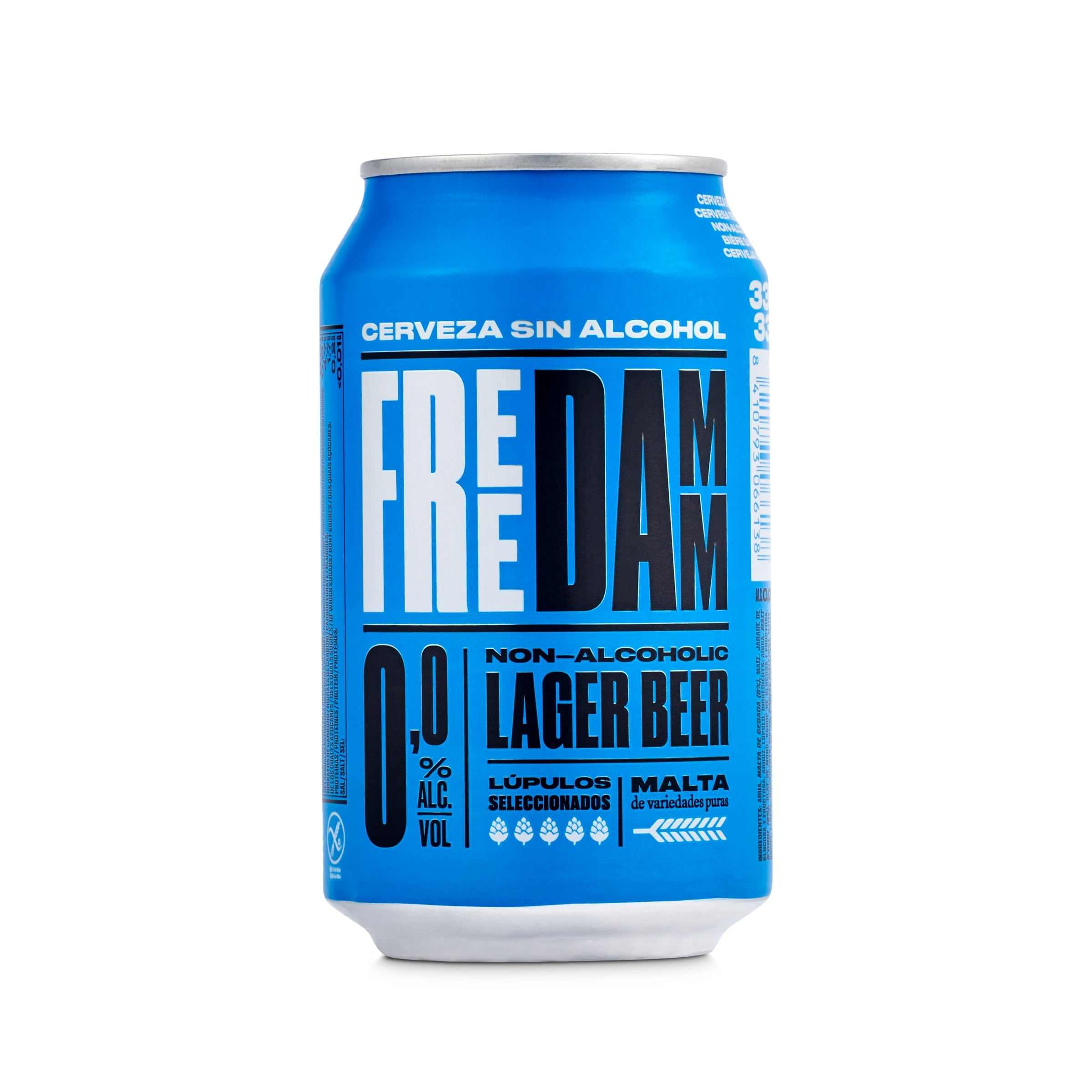 Cerveza 0,0% alcohol Free Damm 33 cl