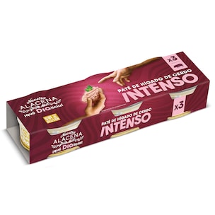 pate de cerdo intenso 3 x 75 g