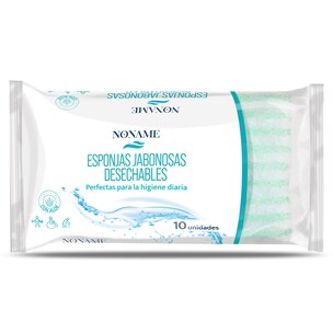 Esponjas jabonosas desechables Noname 10 unidades