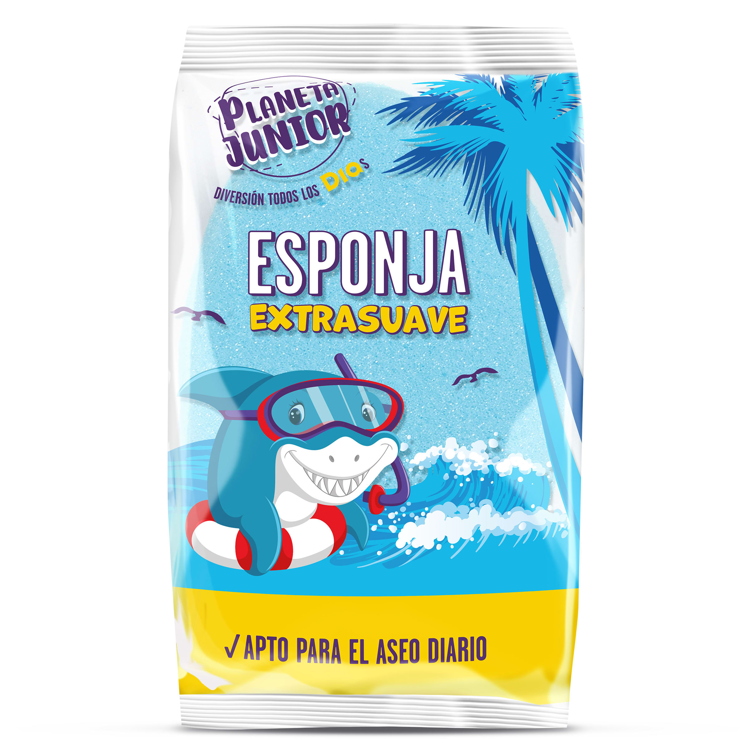 Esponja infantil extratasuave Dia Planeta Junior 1 unidad