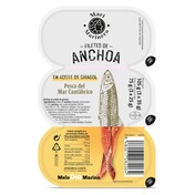 Filetes de anchoa del Cantábrico en aceite de girasol Mari Marinera de Dia pack 3 x 25 g