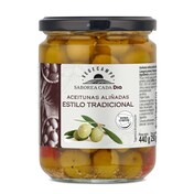 Aceitunas aliñadas estilo tradicional  Vegecampo de Dia frasco 250 g