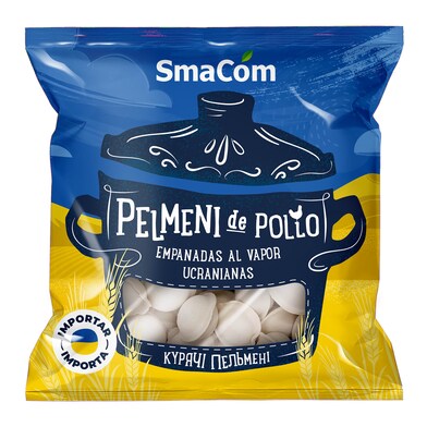 Pelmenis ucranianos rellenos de pollo Smacom bolsa 450 g-0 Pelmenis ucranianos rellenos de pollo Smacom bolsa 450 g-0