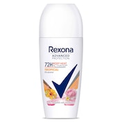 Desodorante roll-on + motionsense tropical Rexona bote 50 ml