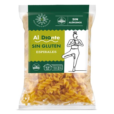 Espirales sin gluten Al Diante Dia bolsa 250 g-0