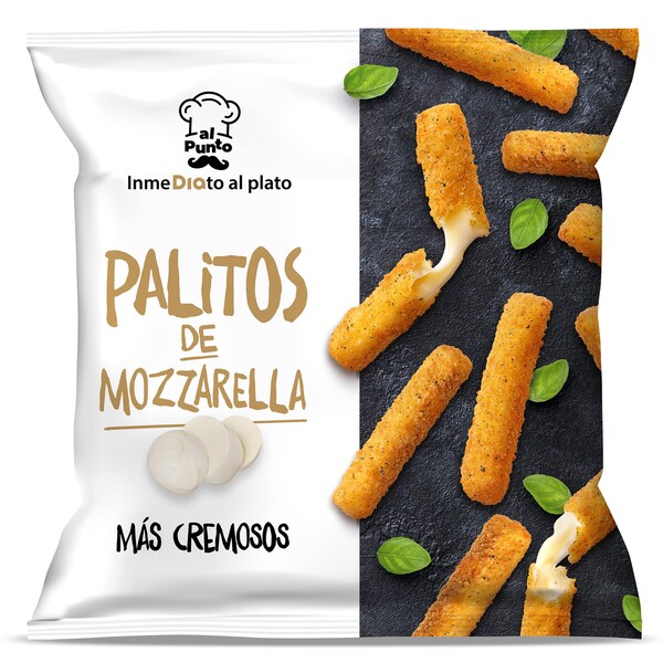 Palitos De Mozzarella Al Punto Bolsa 300 Gr.