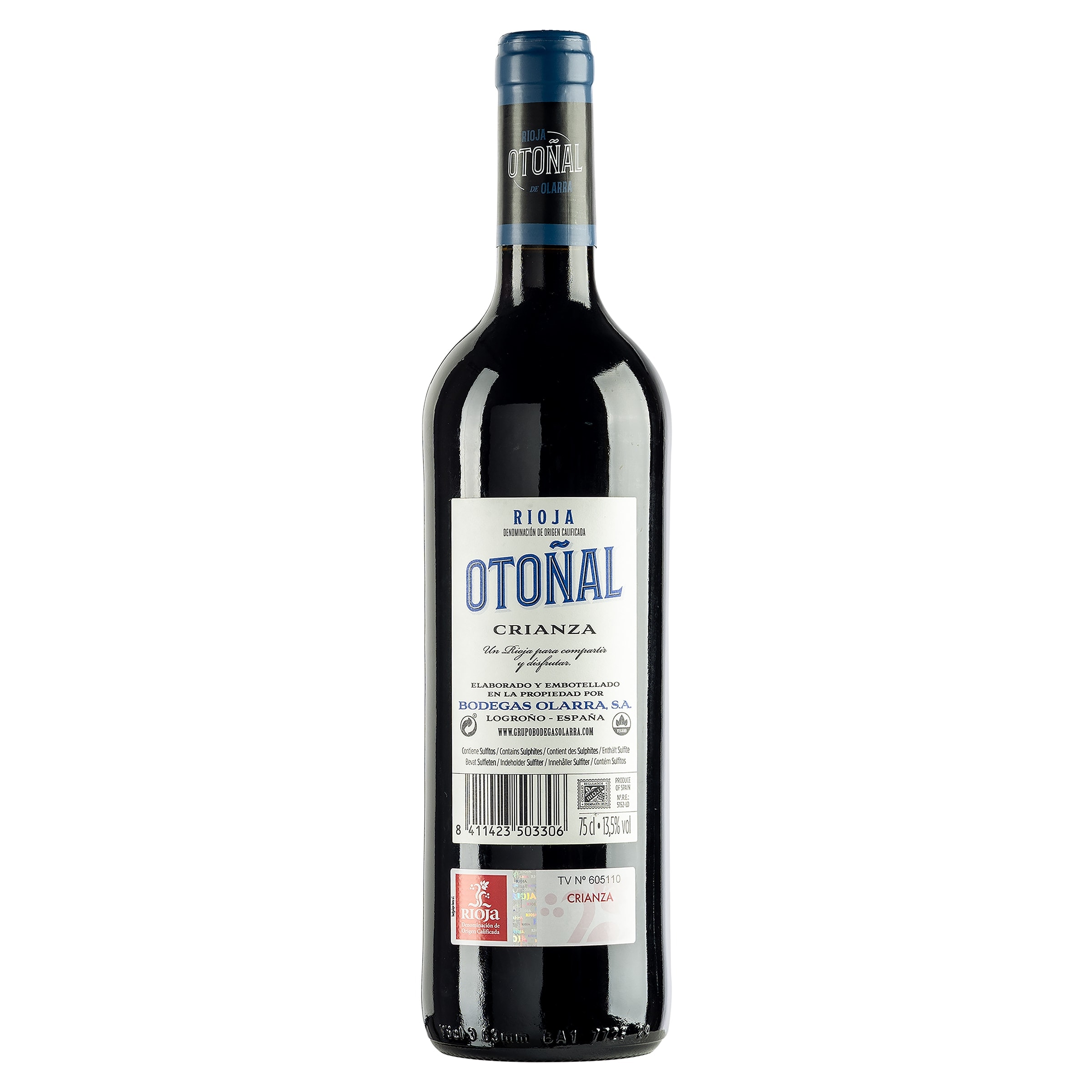 Vino tinto crianza D.O. Rioja Otoñal 75 cl
