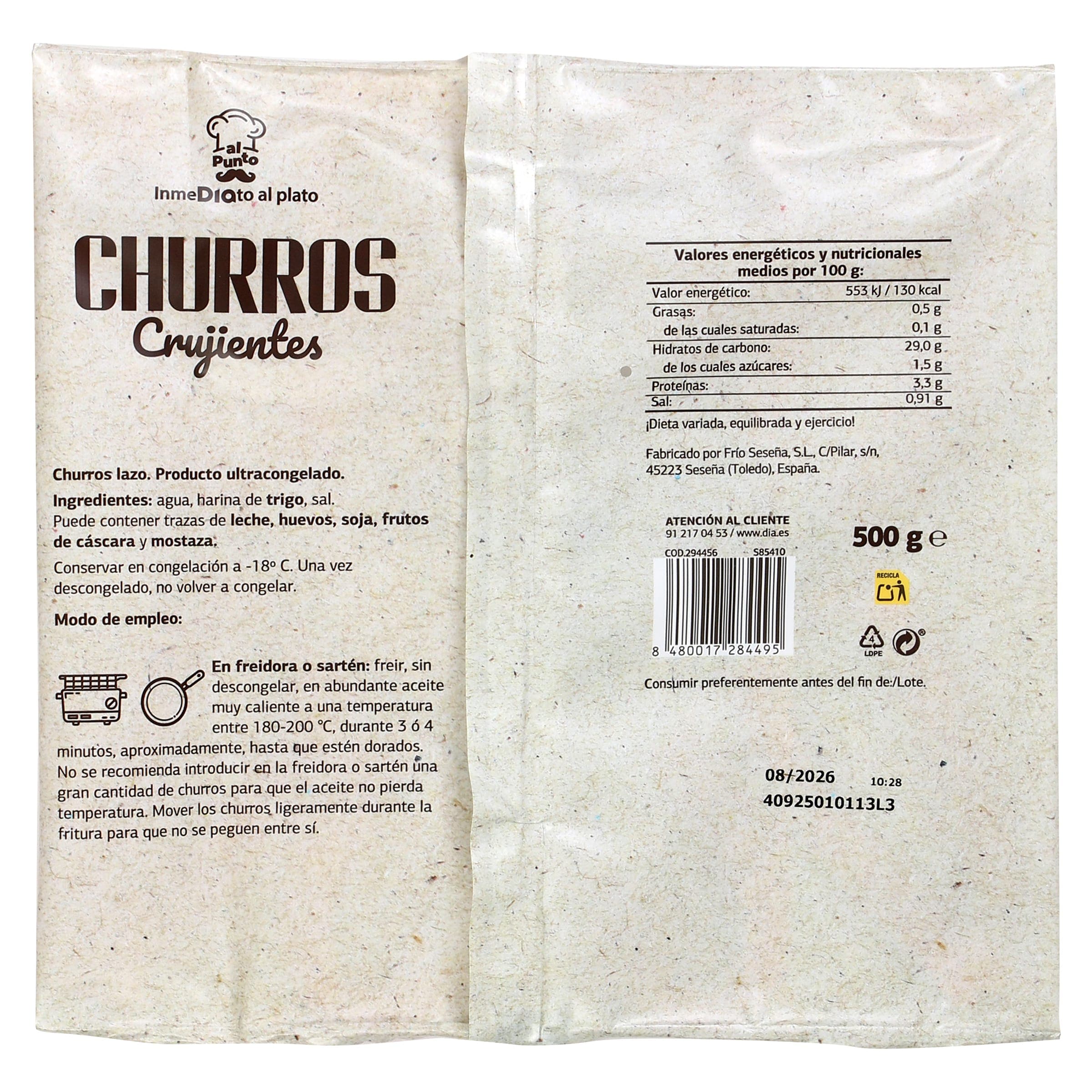 Churros Dia Al Punto 500 g