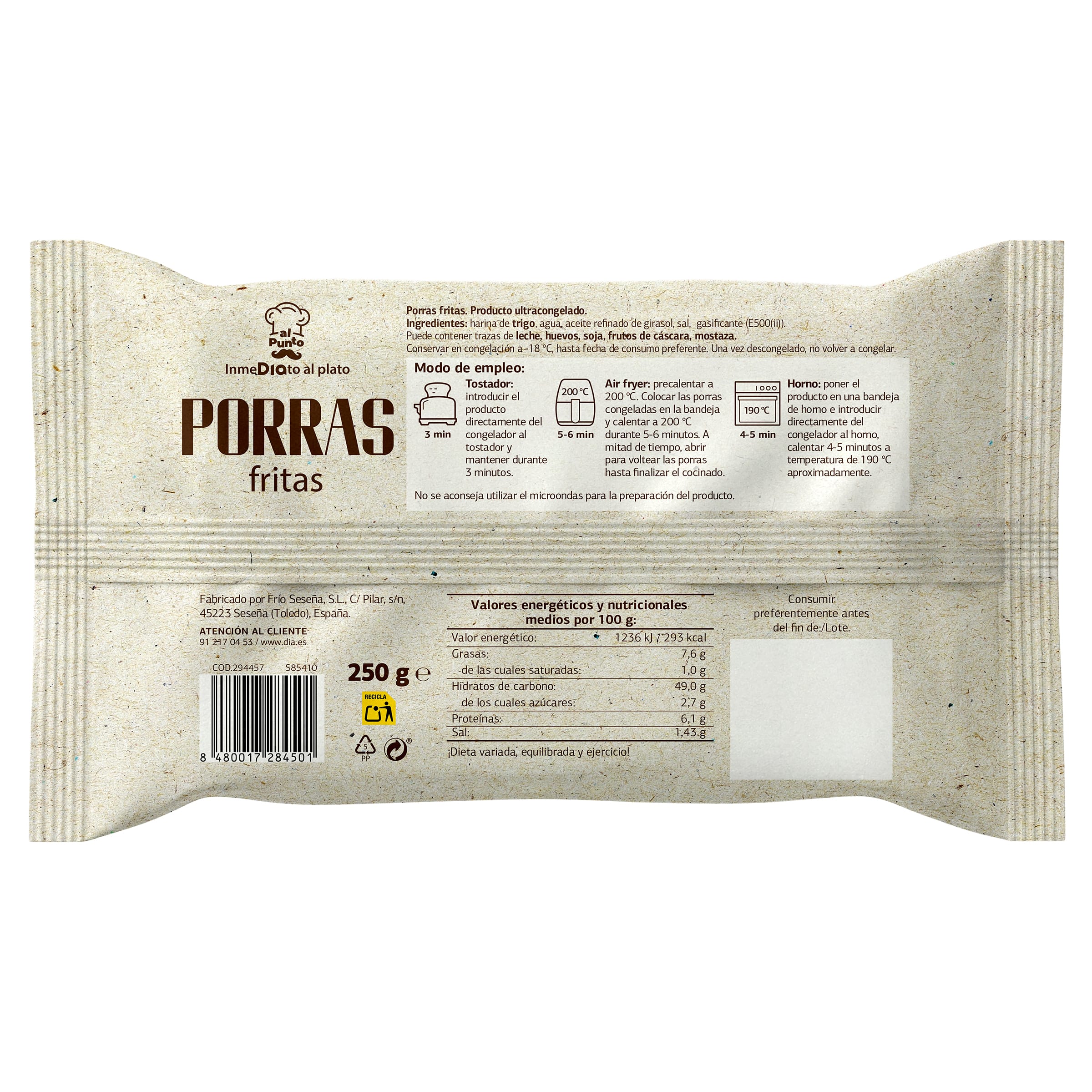 Porras fritas Dia Al Punto 250 g