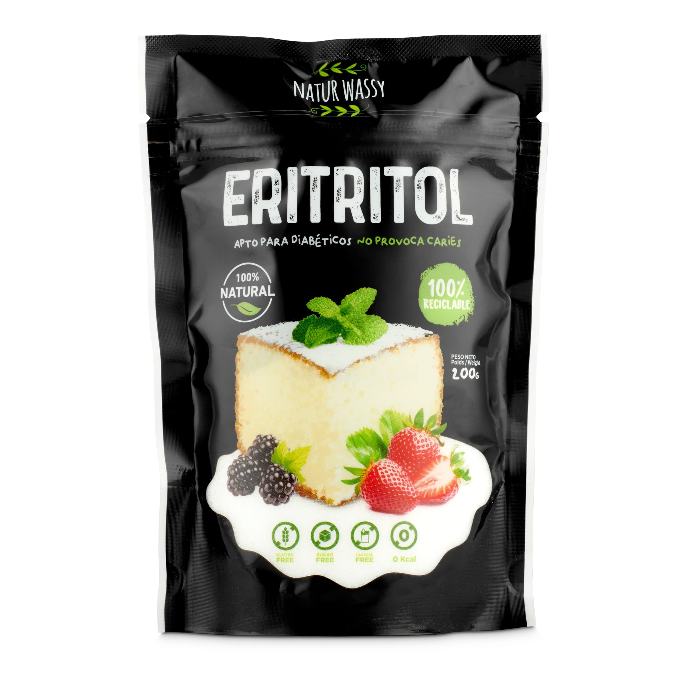 Eritritol Natur Wassy bolsa 200 g - Supermercados DIA