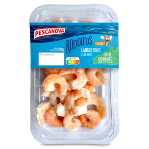 Langostinos cocidos pelados Pescanova 200 g