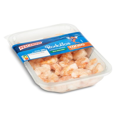 Langostinos cocidos pelados Pescanova bandeja 180 g-0 Langostinos cocidos pelados Pescanova bandeja 180 g-0