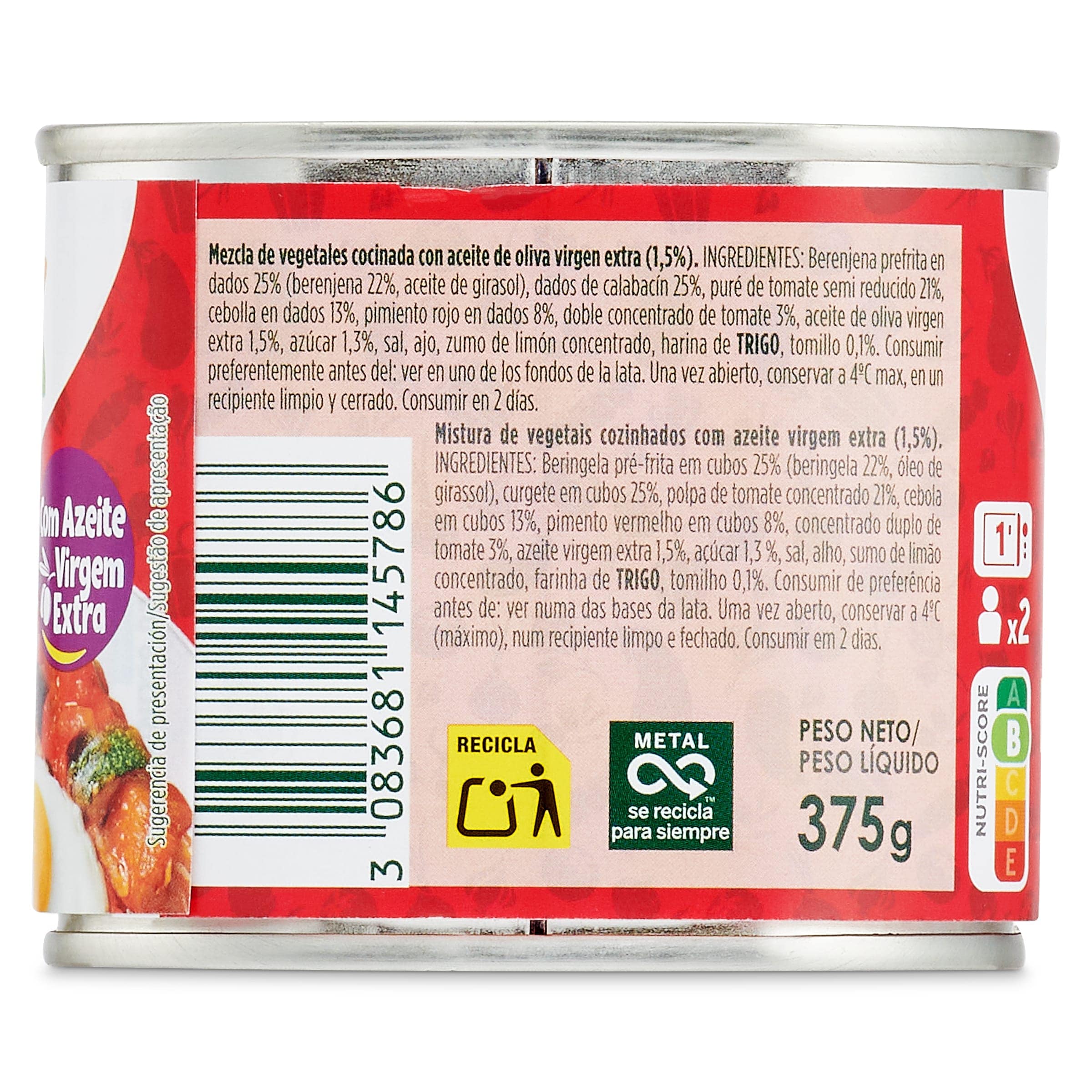 Ratatouille Bonduelle 375 g