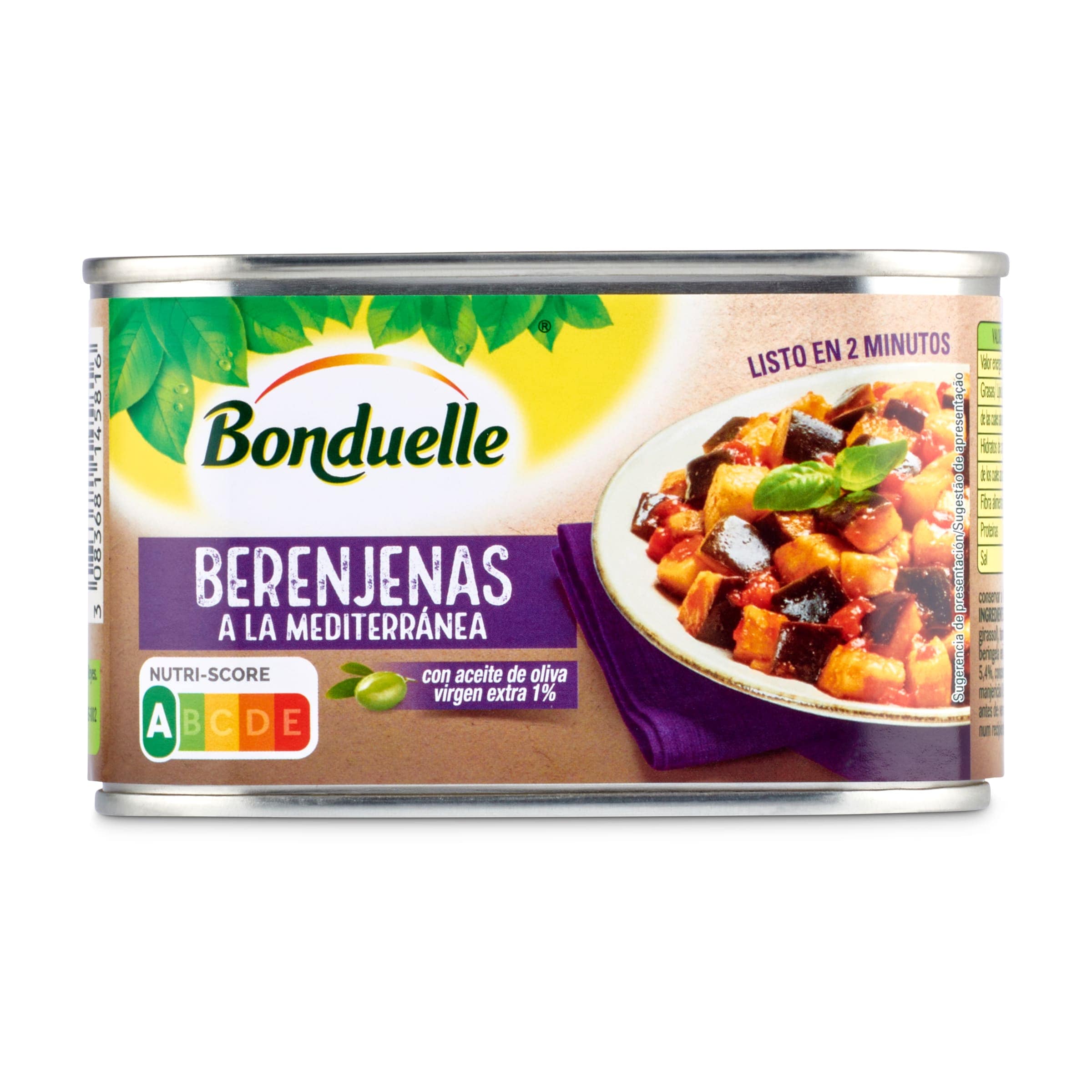 Berenjenas a la mediterránea Bonduelle 375 g