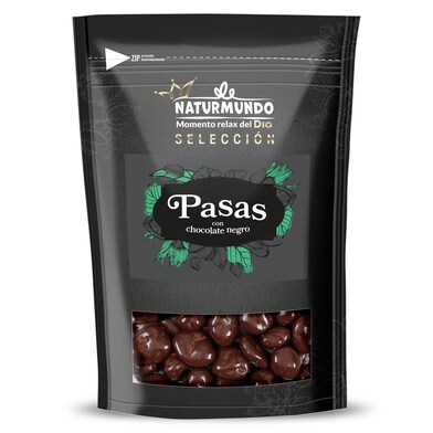 Pasas recubiertas con chocolate negro Naturmundo de Dia bolsa 150 g-0