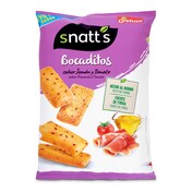 bocaditos sabor jamón y tomate Snatt's bolsa 110 g