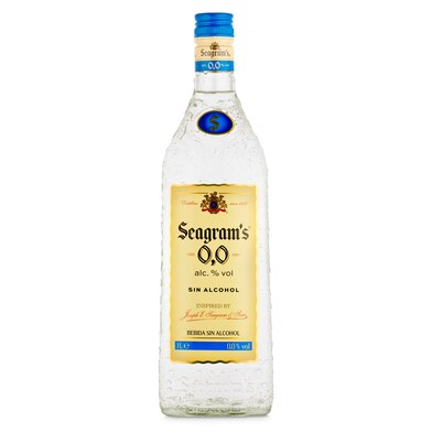 Bebida sin alcohol Seagram's 0,0 botella 1 l-0