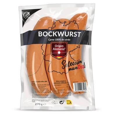 Salchichas bockwurst Selección Mundial de Dia bolsa 270 g-0