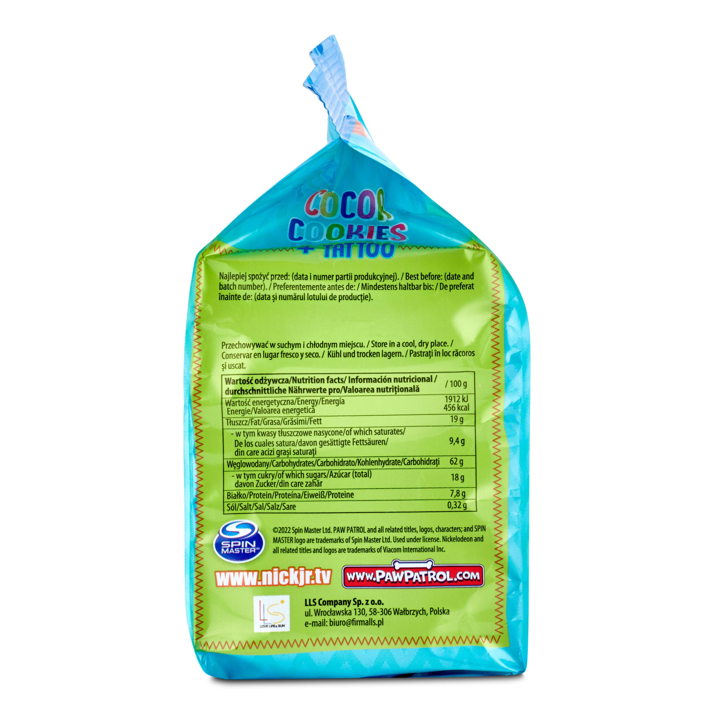Galletas de cacao Patrulla Canina Nickelodeon 150 g