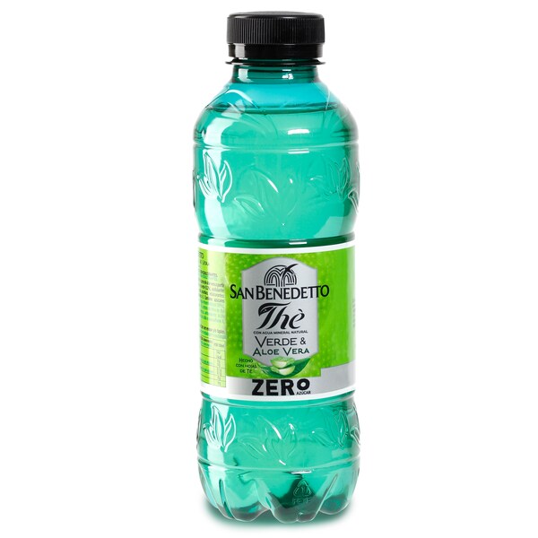 Refresco De Té Verde Con Aloe Vera Zero San Benedetto Botella 50 Cl.