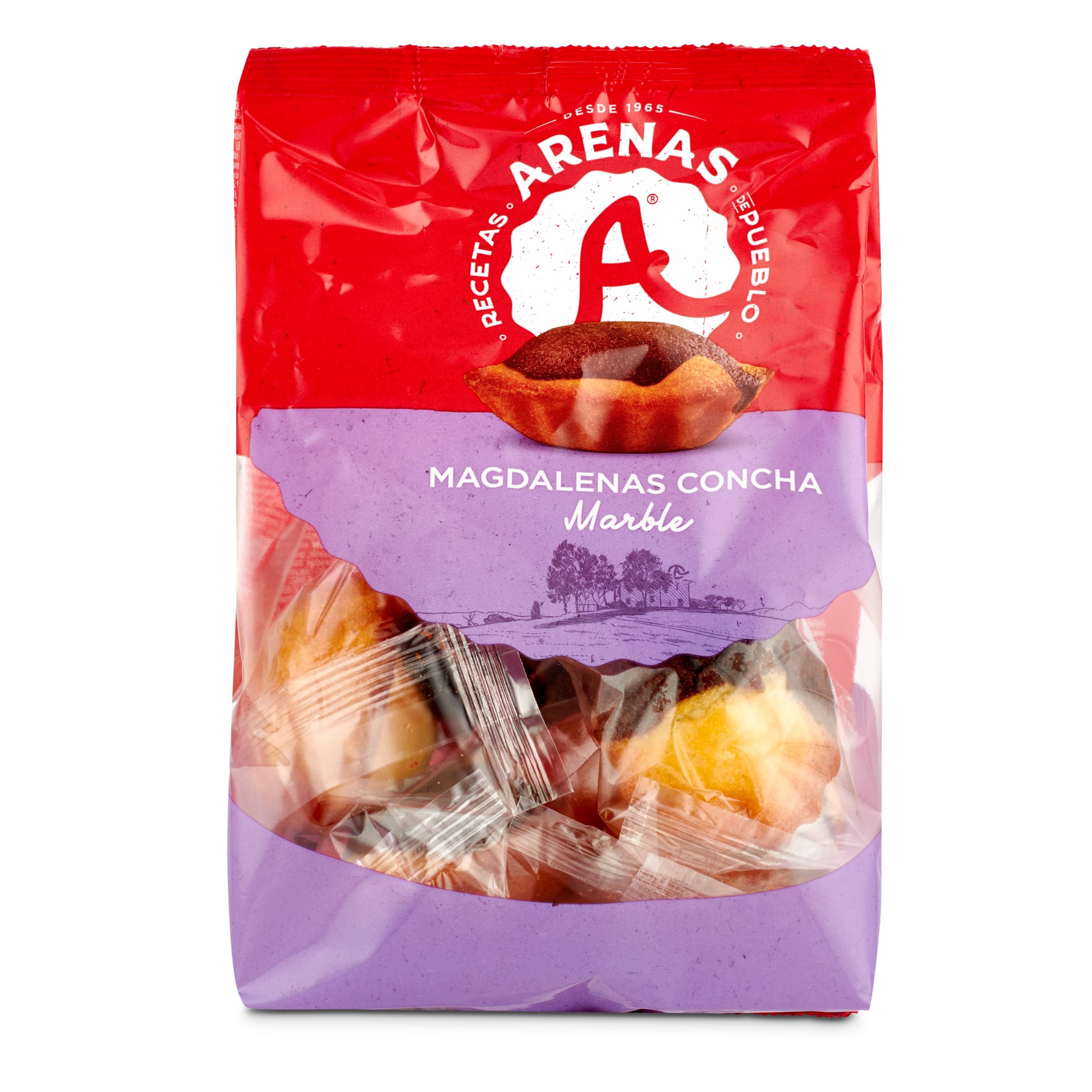 Magdalenas concha mármol Arenas 165 g