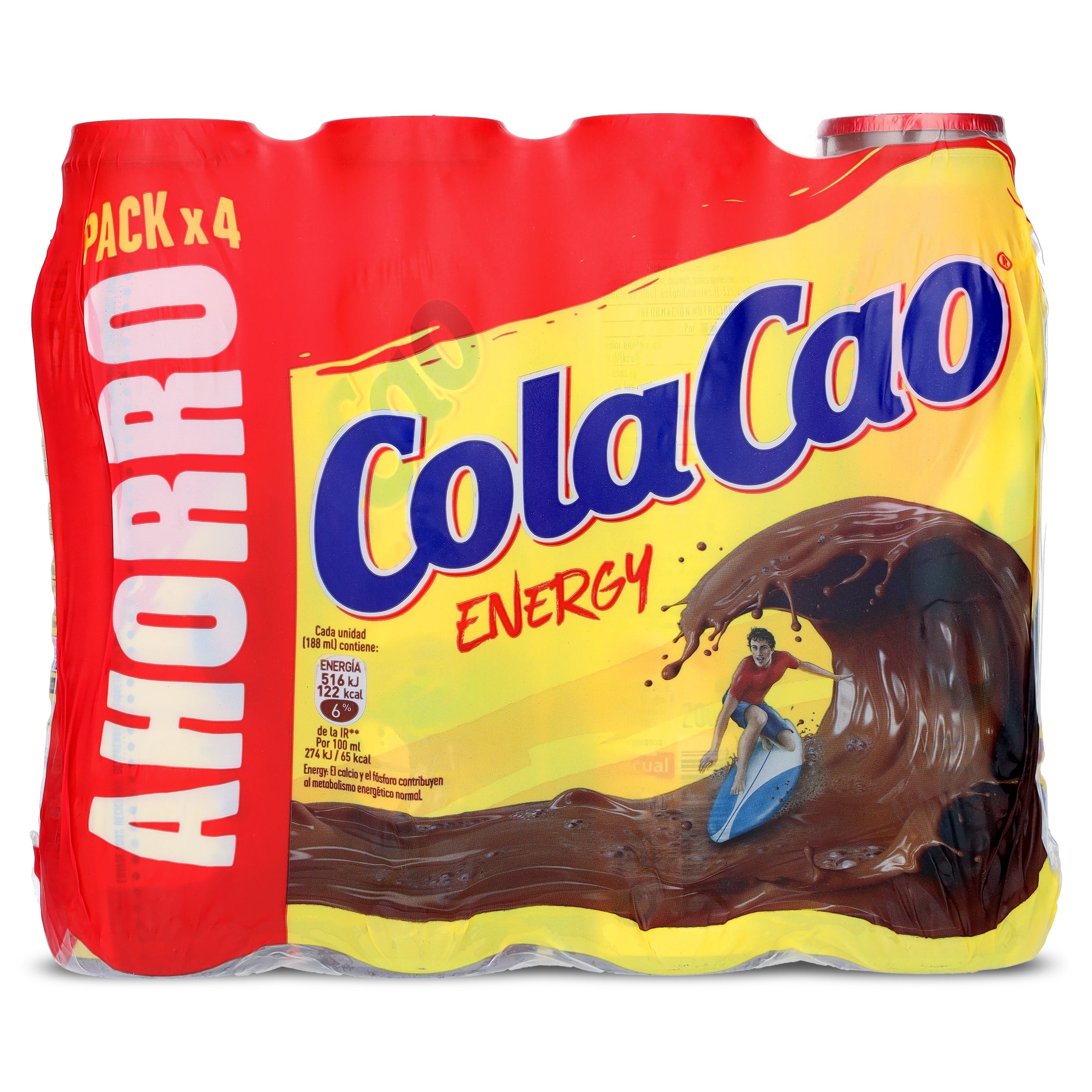 Batido de cacao energy Colacao 4 x 188 ml