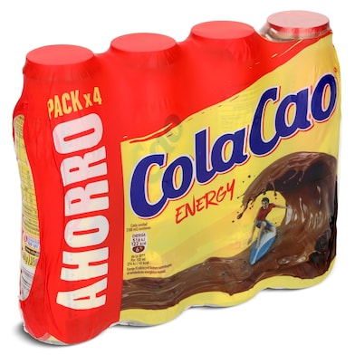Batido de cacao energy Colacao botella 4 x 188 ml-0